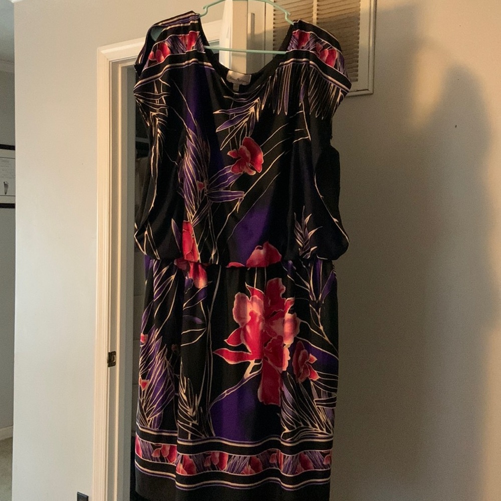 Olivia Matthew’s Plus size Floral Dress